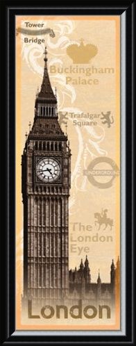 Framed Framed London Landmarks - Iconic London Sights