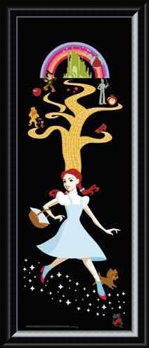 Framed Framed Follow the Yellow Brick Road - Wizard of Oz