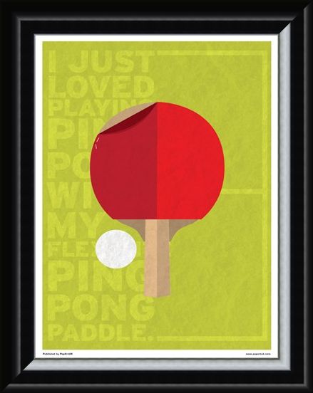 Framed Framed Minimal Movies: Forrest Gump - I Just Loved Playing Ping Pong