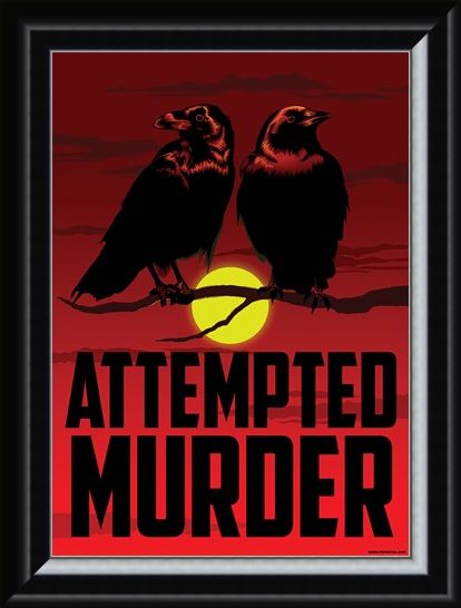 Framed Framed Attempted Murder Mini Poster - Crows