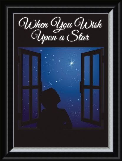 Framed Framed A Child's State Of Dreaming - When You Wish Upon A Star