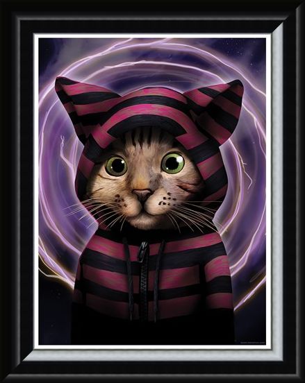 Framed Framed One Sassy Feline - Storm