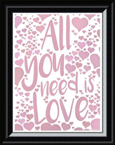 Framed Framed All You Need Is Love - Love Speaks