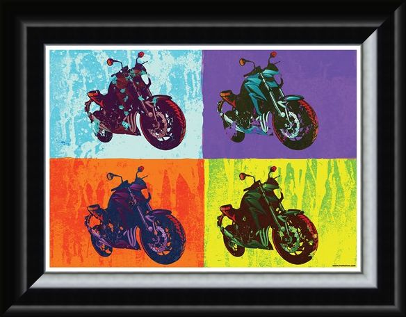 Framed Framed Sixties Chopper - Multicolour Motorcycles
