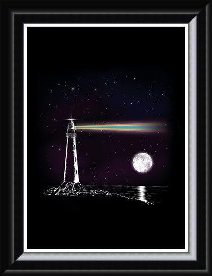 Framed Framed A Spectrum Of Colour - Rainbow Searchlight
