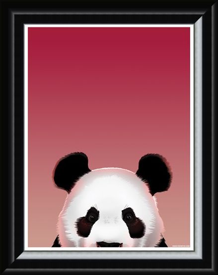 Framed Framed Pop Up Panda - Inquisitive Creatures