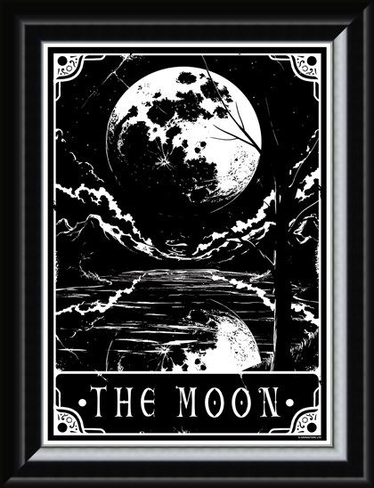Framed Framed The Moon - Deadly Tarot