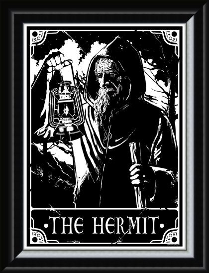 Framed Framed The Hermit - Deadly Tarot