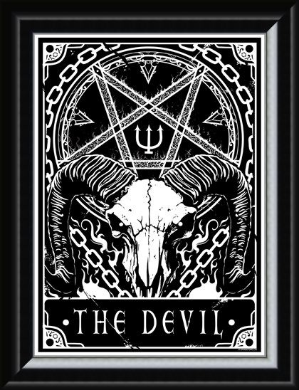Framed Framed The Devil - Deadly Tarot