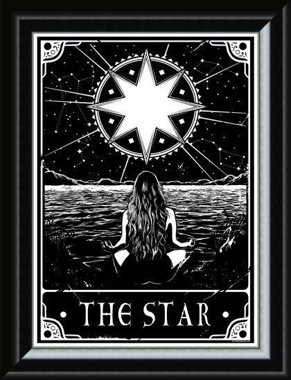 Framed Framed The Star - Deadly Tarot