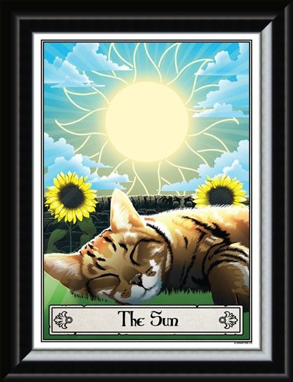 Framed Framed The Sun - Deadly Tarot Felis