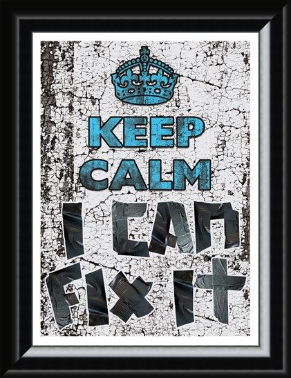 Framed Framed Keep Calm I Can Fix It - Keep Calm & Carry On