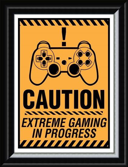 Framed Framed Caution! - Extreme Gaming In Progress