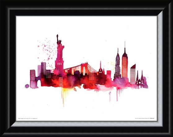Framed Framed New York Skyline - Summer Thornton