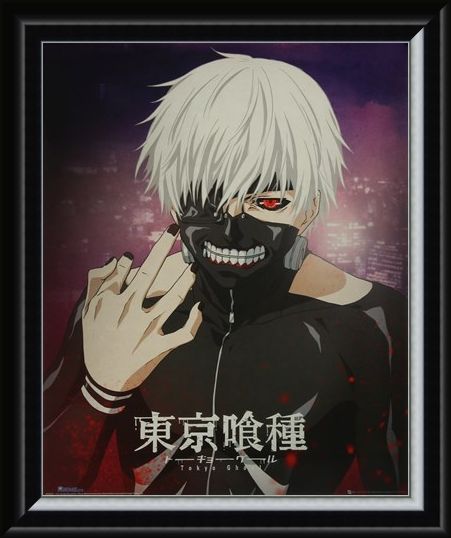 Framed Framed Kaneki Portrait - Tokyo Ghoul
