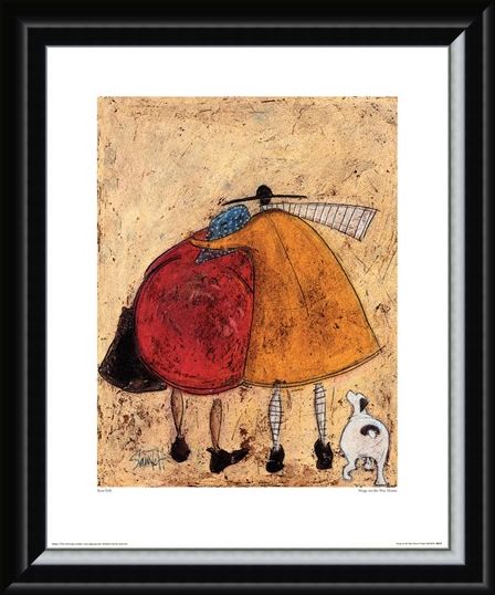 Framed Framed Hugs On The Way Home - Sam Toft