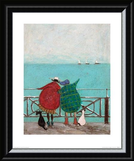 Framed Framed We Saw Three Ships Come Sailing By - Sam Toft