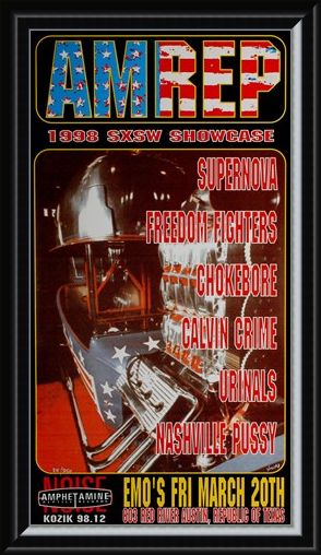 Framed Framed AM REP 1998 SXSW Showcase - Frank Kozik