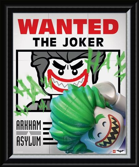Framed Framed Wanted The Joker - Lego Batman