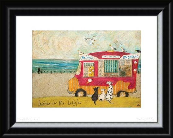 Framed Framed Waiting for Mr Lollyice - Sam Toft