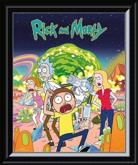 Framed Framed Group - Rick and Morty