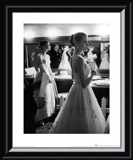 Framed Framed Audrey Hepburn & Grace Kelly - Time Life
