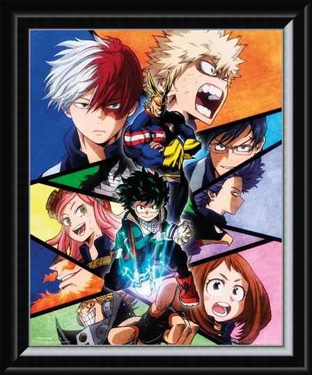 Framed Framed My Hero Academia Group - Quirk