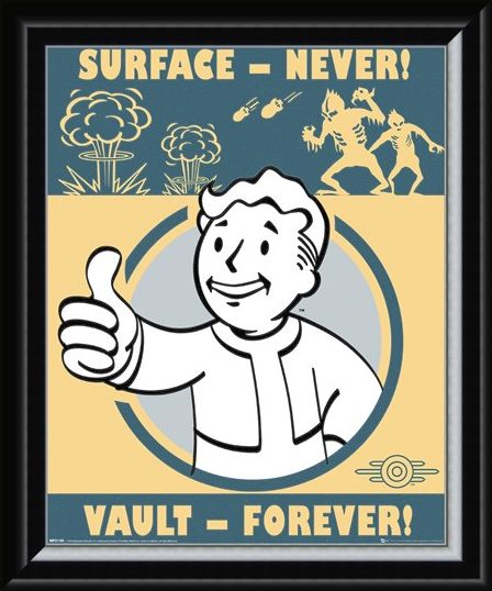 Framed Framed Vault Forever - Fallout