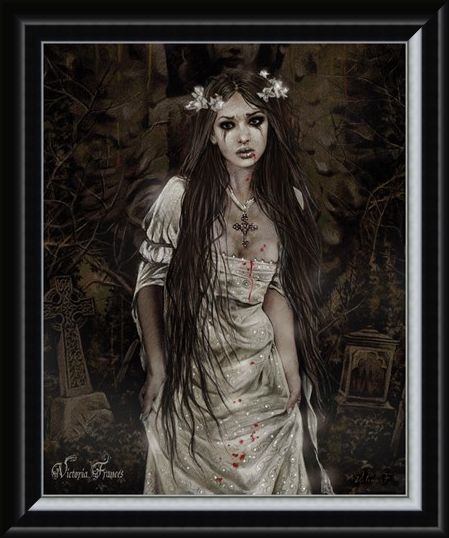 Framed Framed Anatheme The Vampire - Victoria Frances