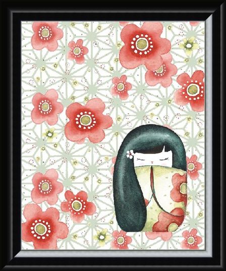 Framed Framed Hanako - Sam Bamford - Mizuki Dolls