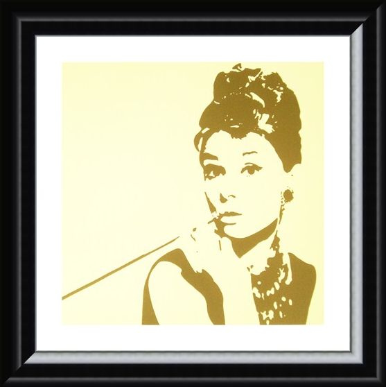 Framed Framed Audrey Hepburn - Phil Handsley