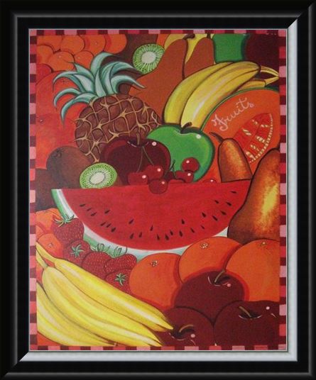 Framed Framed Fruit - G Servello
