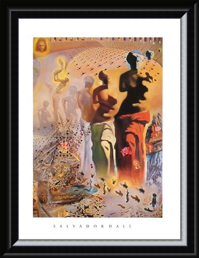 Framed Framed The Hallucinogenic Toreador - Salvador Dali