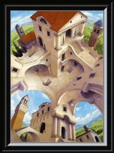 Framed Framed Temple of Possibilities - Impossible