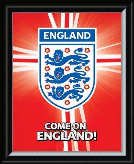 Framed Framed Come on England! - International Football