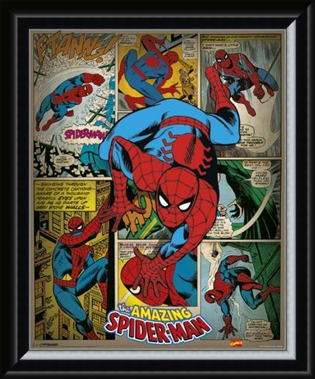 Framed Framed Comic Book Crusader - The Amazing Spider-Man