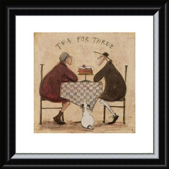 Framed Framed Tea for Three - Sam Toft