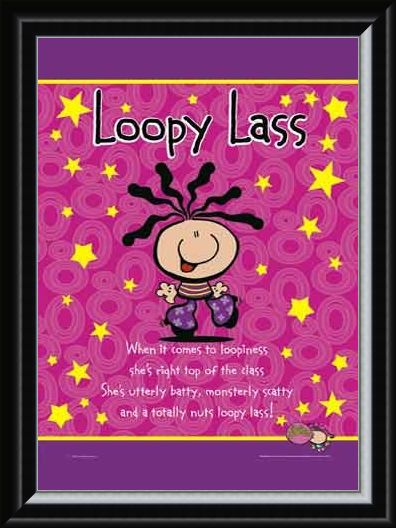 Framed Framed Loopy Lass - Bubblegum Character
