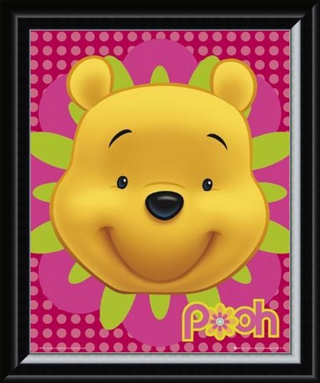 Framed Framed Happy Hunny Bear - Winnie the Pooh