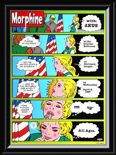 Framed Framed Morphine - Frank Kozik