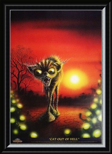 Framed Framed Cat Out of Hell - Danny Flynn