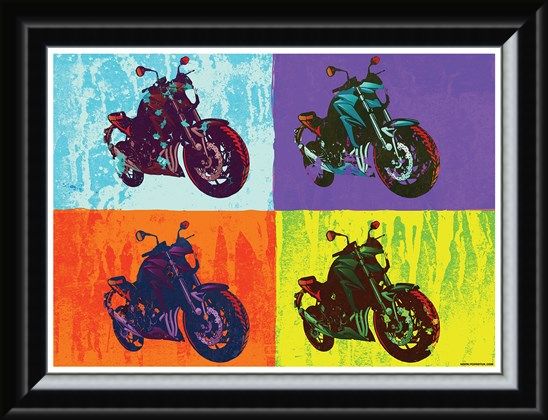 Framed Framed Sixties Chopper - Multicolour Motorcycles