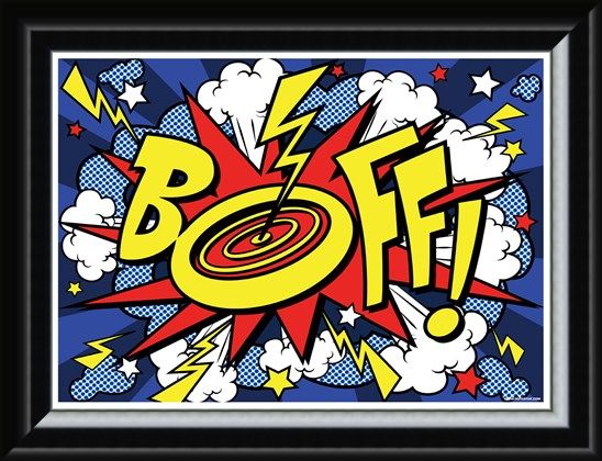 Framed Framed Boff! - A Pop Art Explosion