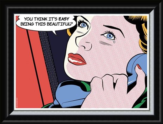 Framed Framed The Eternal Question - Pondering Pop Art