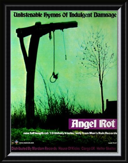 Framed Framed Unlistenable Hymns of Indulgent Damage - Angel Rot - Frank Kozik