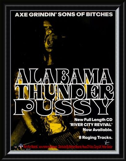 Framed Framed Alabama Thunderpussy - Frank Kozik