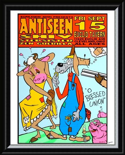 Framed Framed Screamin' Mimi Presents - Frank Kozik