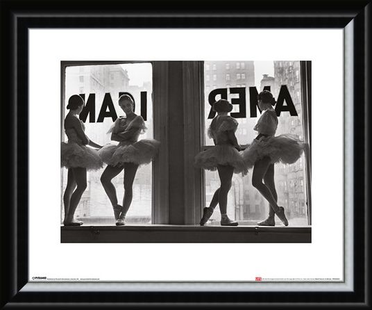Framed Framed Ballet Dancers in Window - Time Life