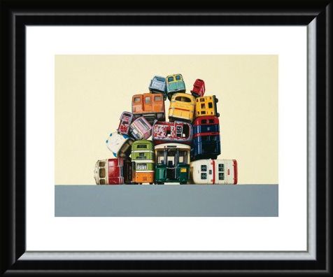 Framed Framed Bus Rears - Jeremy Dickinson