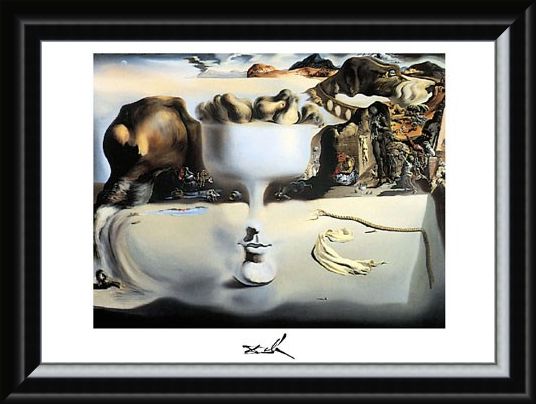 Framed Framed Apparition of a Face and Fruitdish, 1938 - Salvador Dali